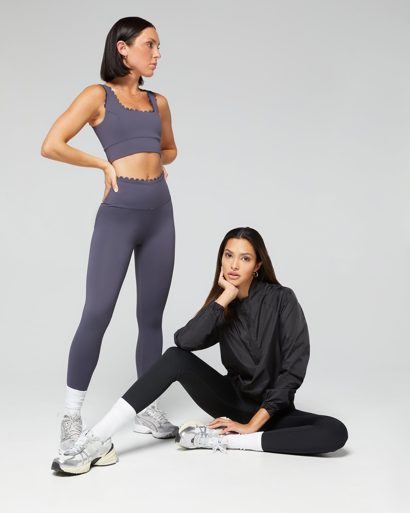 IVL Collective, Scallop Active Legging, Pink Bittersweet, Low to Medium  Impact