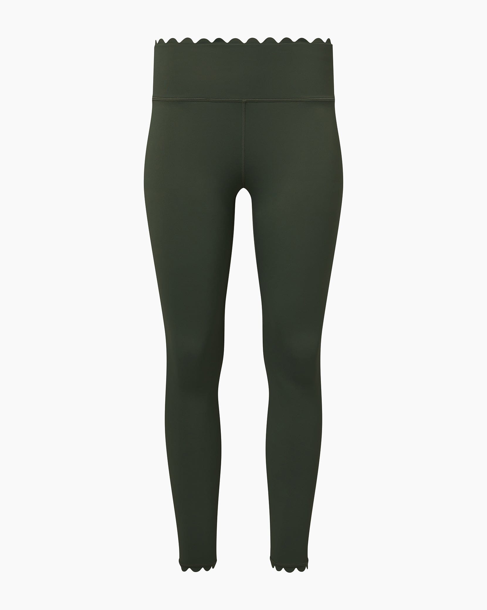 Ivl SCALLOP retailer ACTIVE LEGGING - BLACK