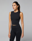 Jet Black Base Tank + Active Legging IVL Collective 