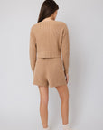 Sand Boatneck Sweater + High Rise Sweater Shorts + Funnel Neck Half-Zip Sweater Bundle IVL April 