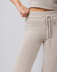 Boucle Flared Drawstring Pant Sweatpant IVL April 