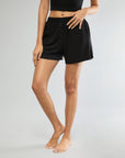 Jet Black Scoop Tank + Boxer Pajama Short IVL Collective 