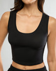 Jet Black Scoop Tank + Boxer Pajama Short IVL Collective 