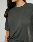 Heather Charcoal Oversized Tee + Pull-on Short Bundle IVL Collective 