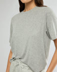 Heather Grey Oversized Tee + Pull-on Short IVL Collective 