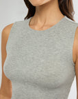 Heather Grey Base Tank + Pull-on Short IVL Collective 