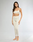 Heather Oat Rib Bra + Rib Snap Front Legging Bundle IVL Collective XS XS 