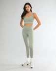 Shadow Green Longline Bra Top + Active Legging Bundle IVL Collective 2 2 