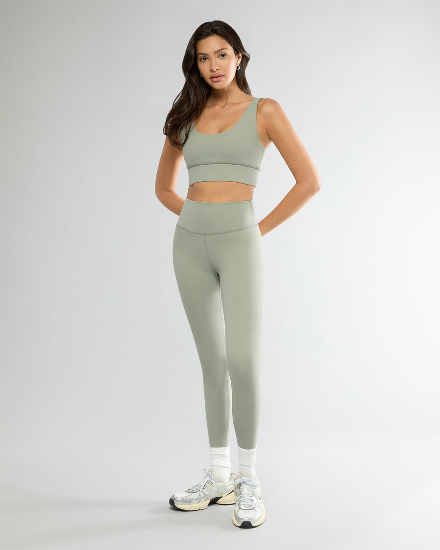 Shadow Green Longline Bra Top + Active Legging Bundle IVL Collective 2 2 