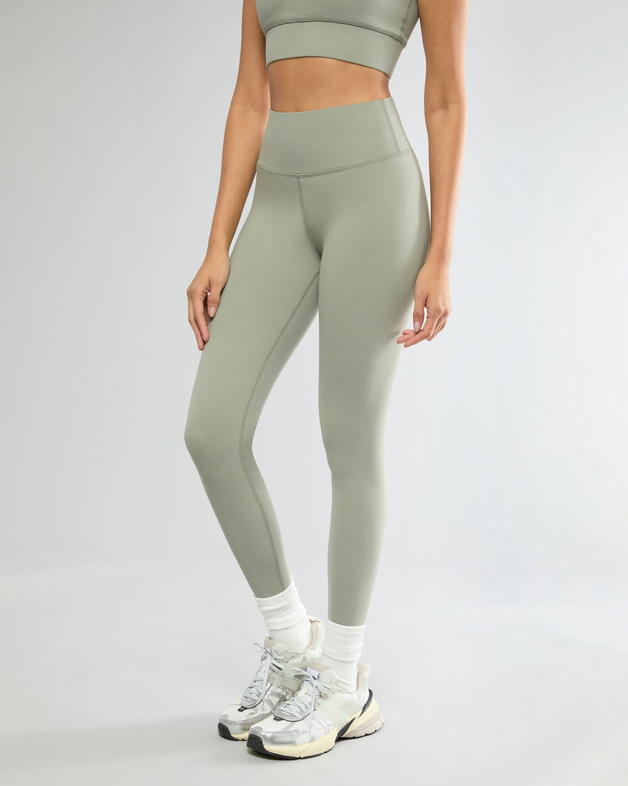 Shadow Green Longline Bra Top + Active Legging Bundle IVL Collective 