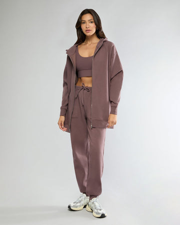 Pepper Oversized Zip-up Hoodie + Longline Bra Top + High Rise Jogger Bundle IVL Collective 2 XS 