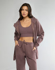 Pepper Oversized Zip-up Hoodie + Longline Bra Top + High Rise Jogger Bundle IVL Collective 