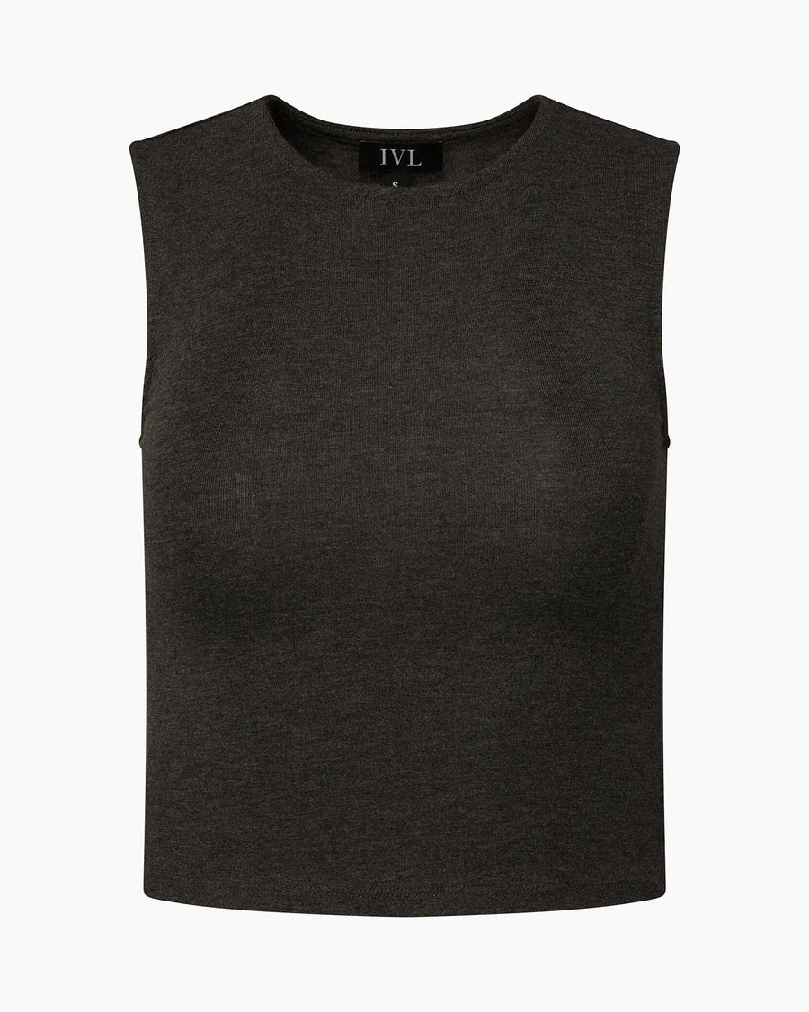 Heather Charcoal Base Tank + Pull-on Short Bundle IVL Collective 