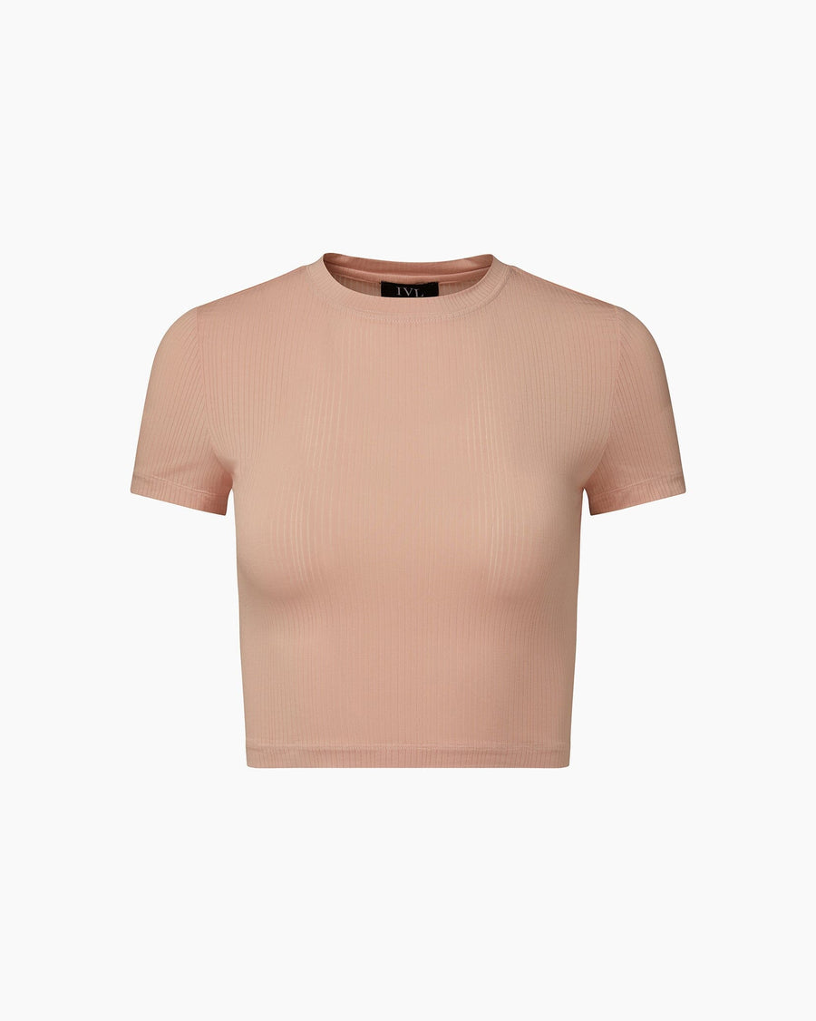 Soft Peach Slim Fit Tee + Low-rise Pant Bundle IVL Collective 