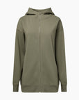 Shadow Green Longline Bra Top + High Rise Jogger + Oversized Zip-up Hoodie Bundle IVL Collective 