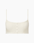 Off White Rib Bra + Rib Snap Front Legging IVL Collective 