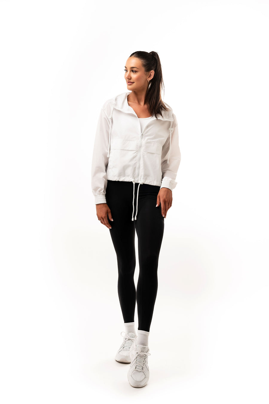 Sheer Woven Jacket - Brilliant White Jacket IVL Collective 