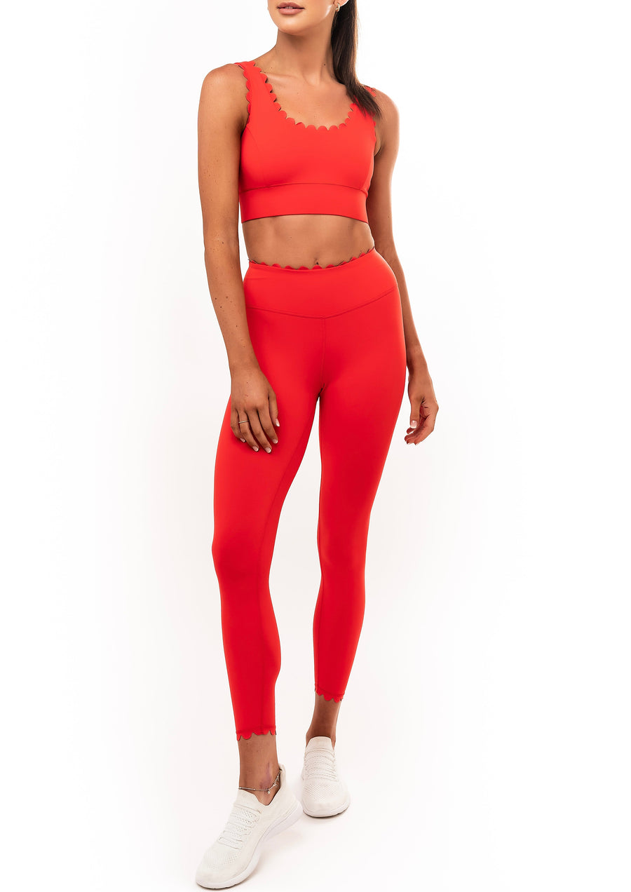 Hydralux Scallop Active Legging - Bittersweet IVL Collective 